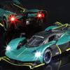 1/24 Aston Martin Valkyrie Alloy Sports Car Model Diecast Metal Track Racing Vehicles Car Model Simulation Sound and Light Childrens Toy Gift