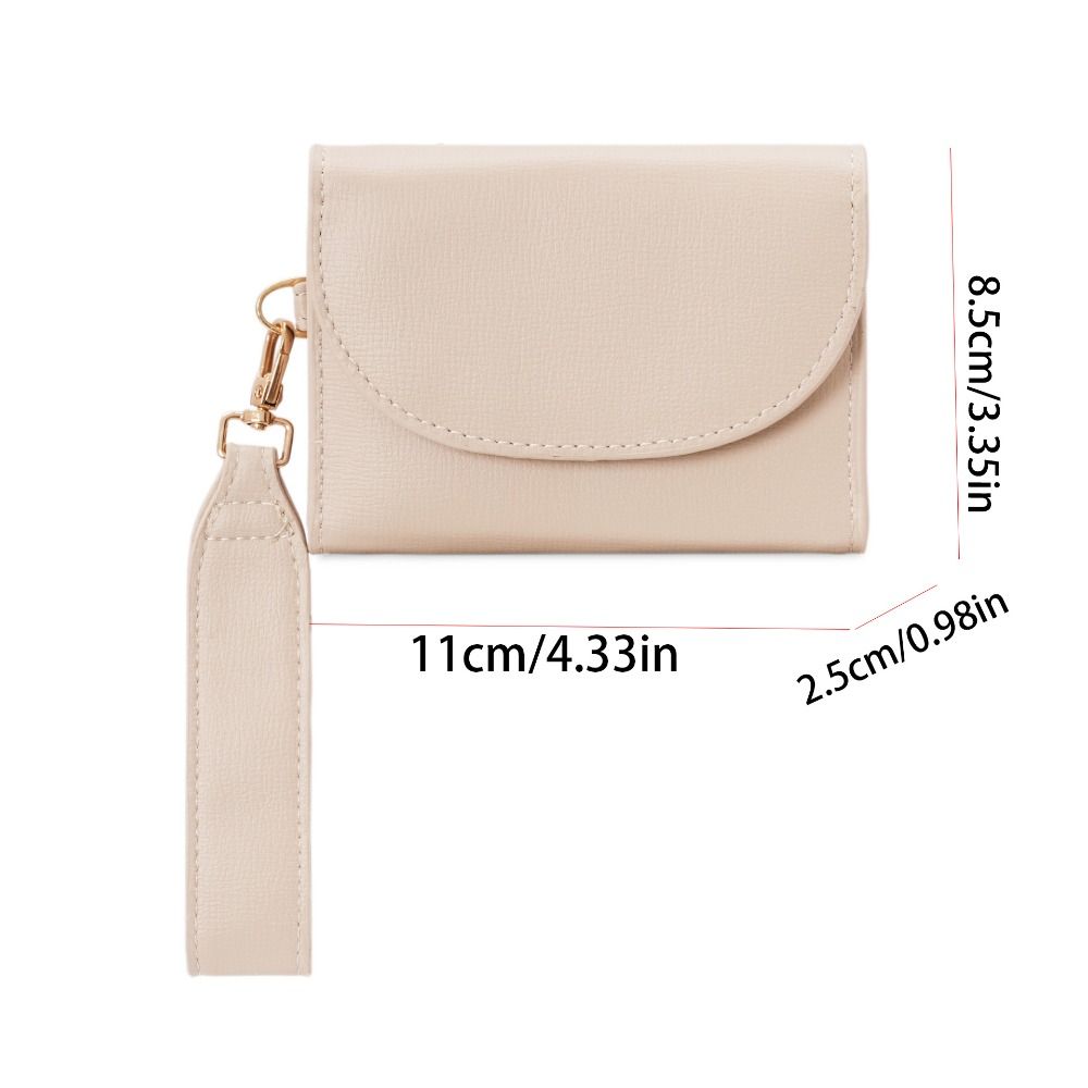 Purse Card Bag Korean Style Coin Pouch Simple Wide Strap Wallet Travel