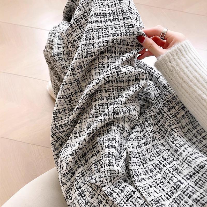 Chenier Wide-leg Pants Women's Autumn and Winter New Casual Straight Loose Small Drape Walking Pants