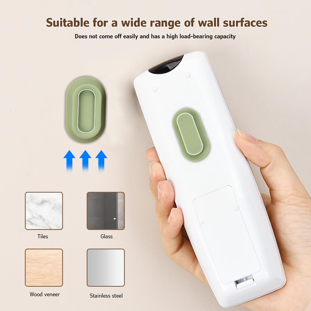 Magnetic Remote Control Bracket, Self-Adhesive Wall Mounted Storage Bracket for Remote Controls, Household Goods Storage