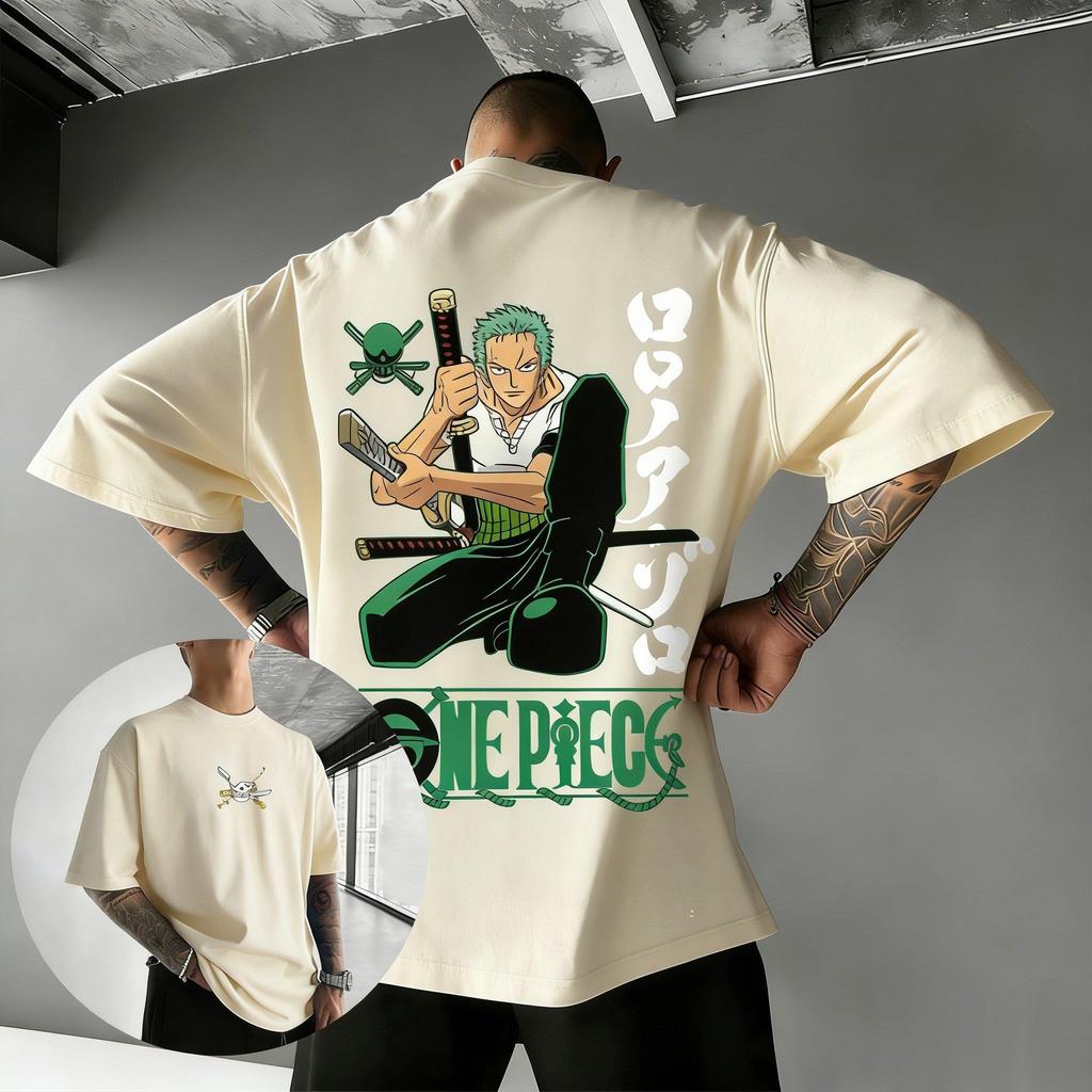 One Piece Zoro Roronoa Anime T Shirt Men Women 2026 Summer New Streetwear Cotton Short Sleeve Tee Tops Graphic Print Y2k Clothes