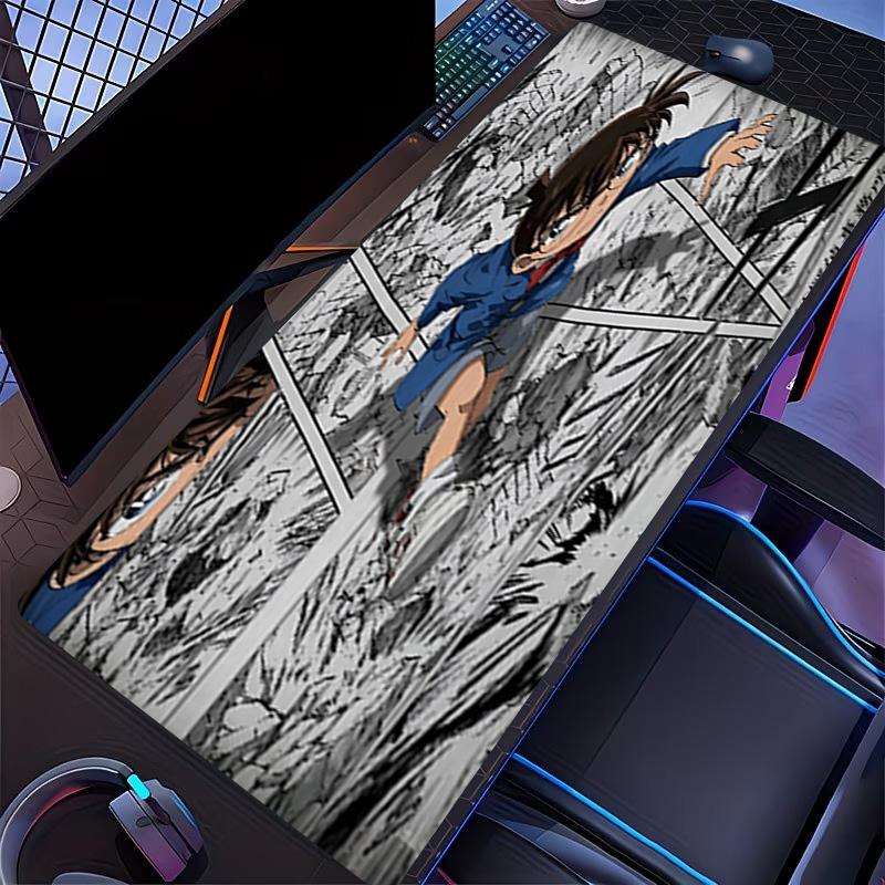 Detective Conan Print Mouse Pad, for Keyboard Pad Laptop PC Mat for Office Home Use, Desk Decor, Perfect Birthday Gift for Gamers