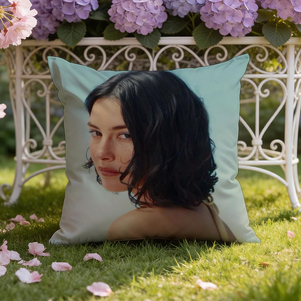 Singer G-Gracie Abrams Cushion Cover Home & Car Dual-Scene Pillow Cover: Reversible for Premium Comfort