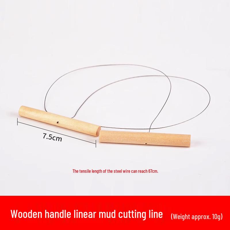 

Pottery Tools: Clay Cutting Wire & Rope for Wheel Throwing and Straight Line Cutting