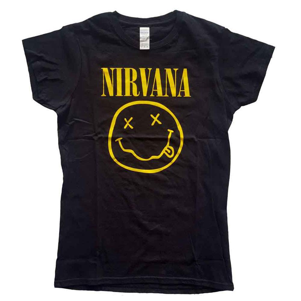 Nirvana Grunge Face Skinny Fit T-shirt L