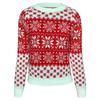 Women's Christmas Snowflake Long Sleeve Knit Sweater, 2025 Autumn/Winter Collection - European and American Style