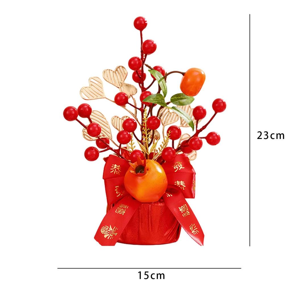 Chinese Lunar New Year Decoration Holiday Feng Shui Artificial Flowers Bouquet