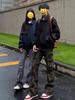 Men's Black MA1 Bomber Jacket - Autumn Streetwear Cool Lapel Short Silhouette Baseball Outerwear.
