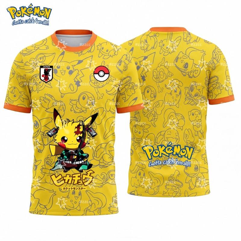 2026 Japanese Anime One Piece Luffy Graphic T-Shirt Football Jersey Sports Dry Men's T-Shirt Kid's Clothing Tee Top
