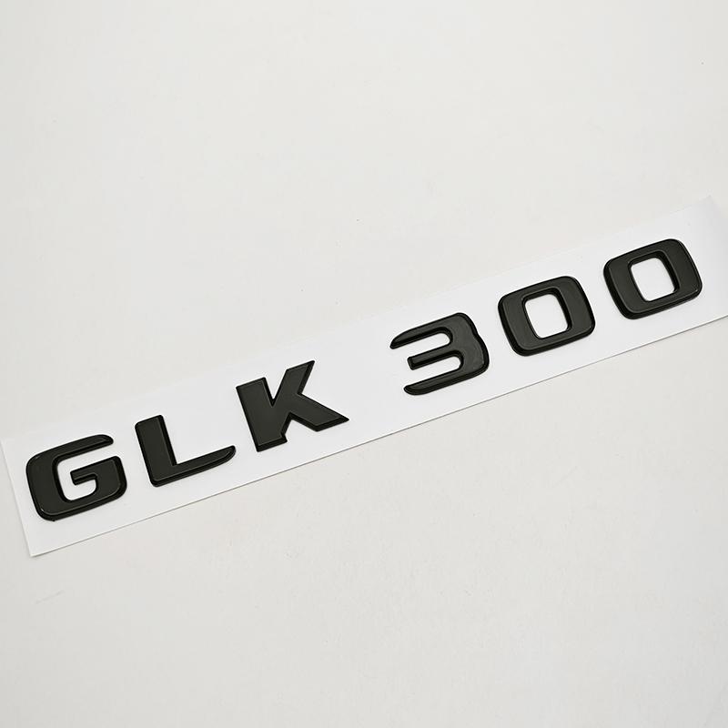 3D ABS Car Sticker Logo GLK220 GLK300 GLK350 Rear Trunk Letters Badge Emblem For Mercedes Benz GLK Series GLK220 GLK300 GLK350