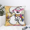 Diddl and Diddlina   Pillow Cover  Square Pillow Case Cushion Cover Kawaii Graphic Pillowcases For Office Car Home Decorative