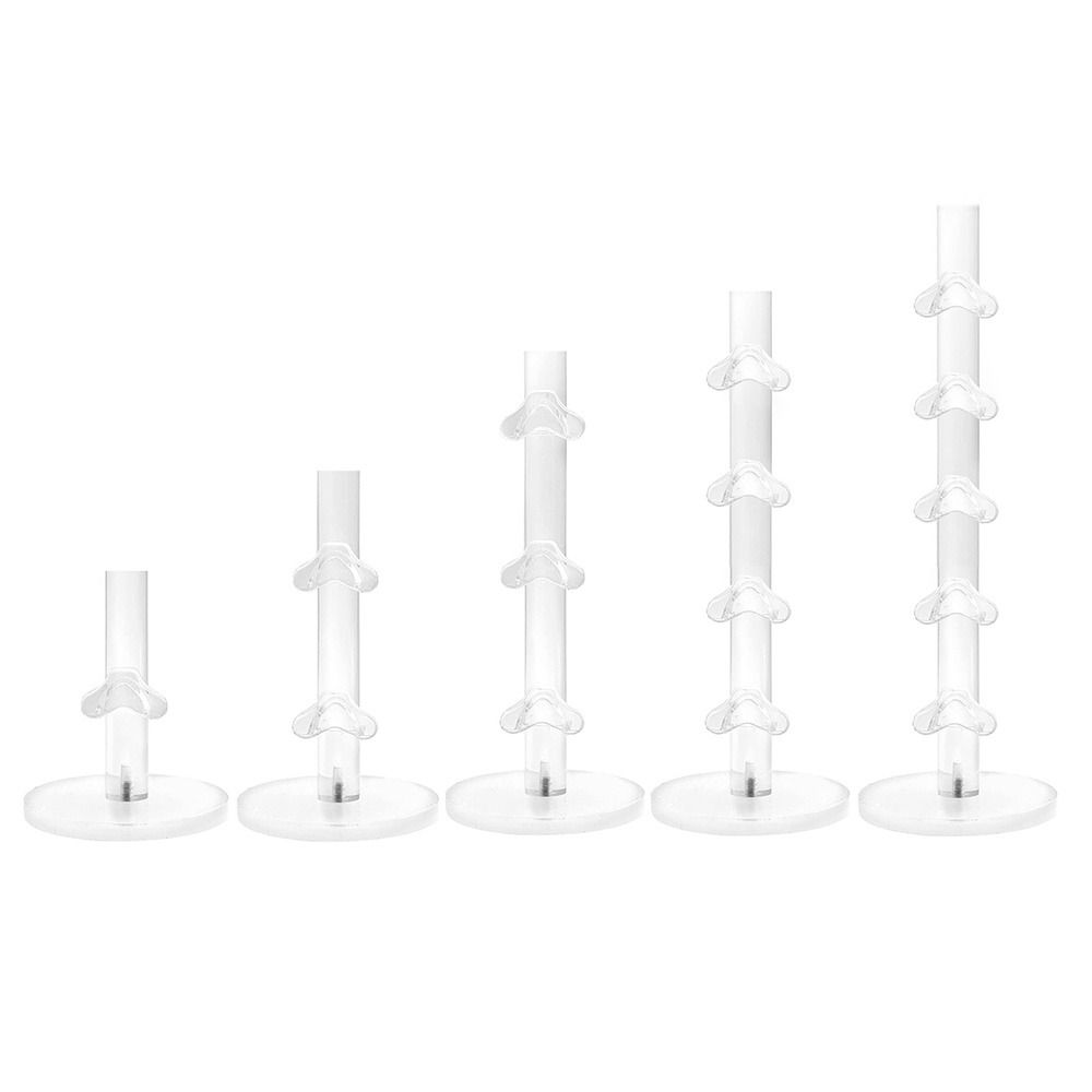 Transparent Eyeglasses Show Stand Multi Layers Glasses Showcase Shelf