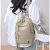 Schoolbag Japan and Korea Lightweight Casual Small Backpack Women's Daily Commuter Solid Color Women's Backpack Fashion Versatile Shoulder Crossbody 