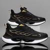 2024 Men's Summer Rotating Button Running Sneakers with Breathable Thick-Soled Popcorn Cushioning