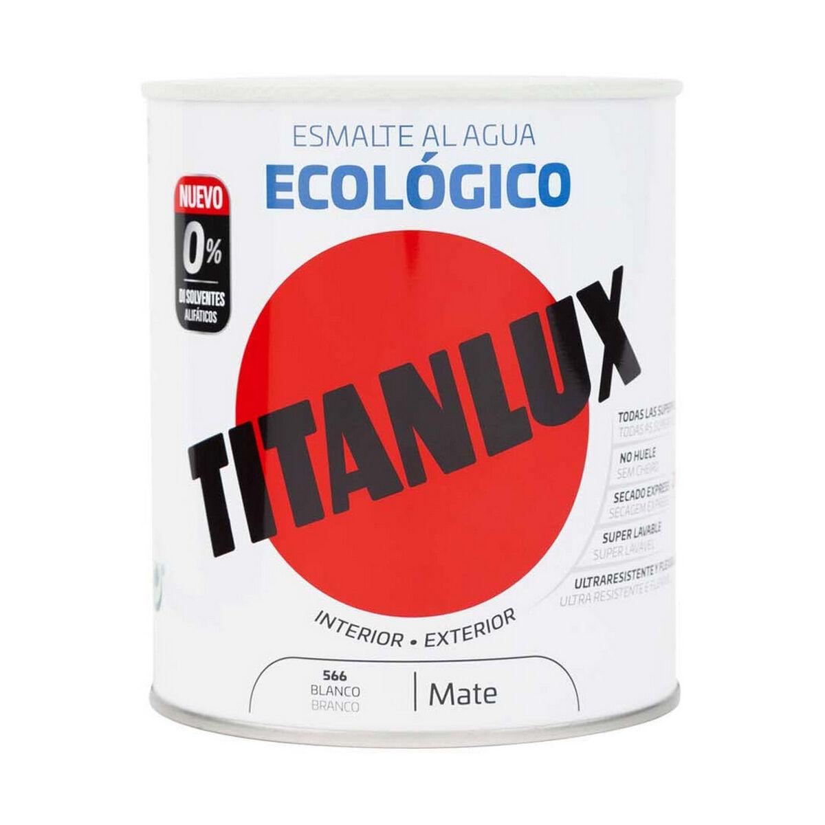 

Краска акриловая Titanlux 02t056614 Экологическая 250 мл Белая матовая