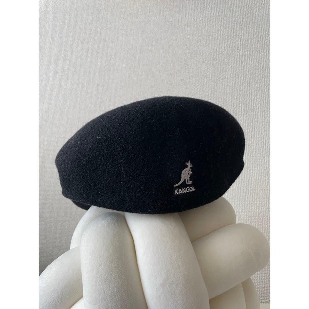 Used KANGOL Wool 504 Beret Black L size