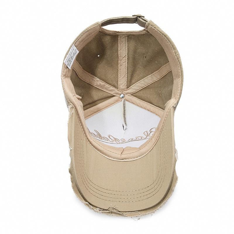 New Cool Fashion Men Washed Cotton Baseball Cap Retro Four Seasons Male Outdoor Sport Cap Hat For Men Accessory