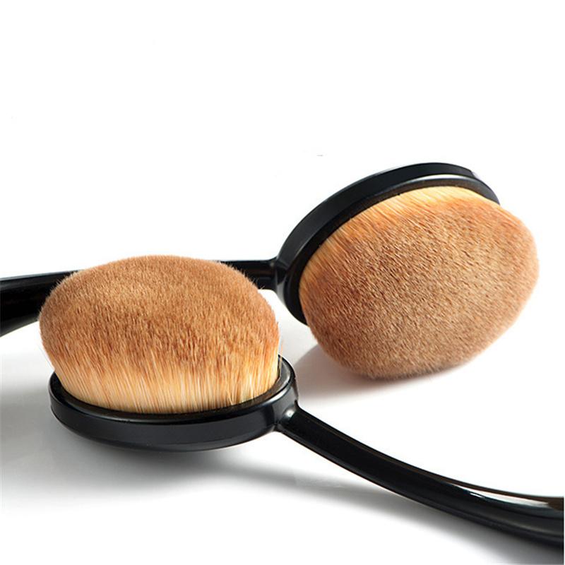 Toothbrush Shape Foundation Highlighter Brush Blush Brush Powder Brush Makeup Tool Single Branch Ultra-fine Fiber Soft Hair