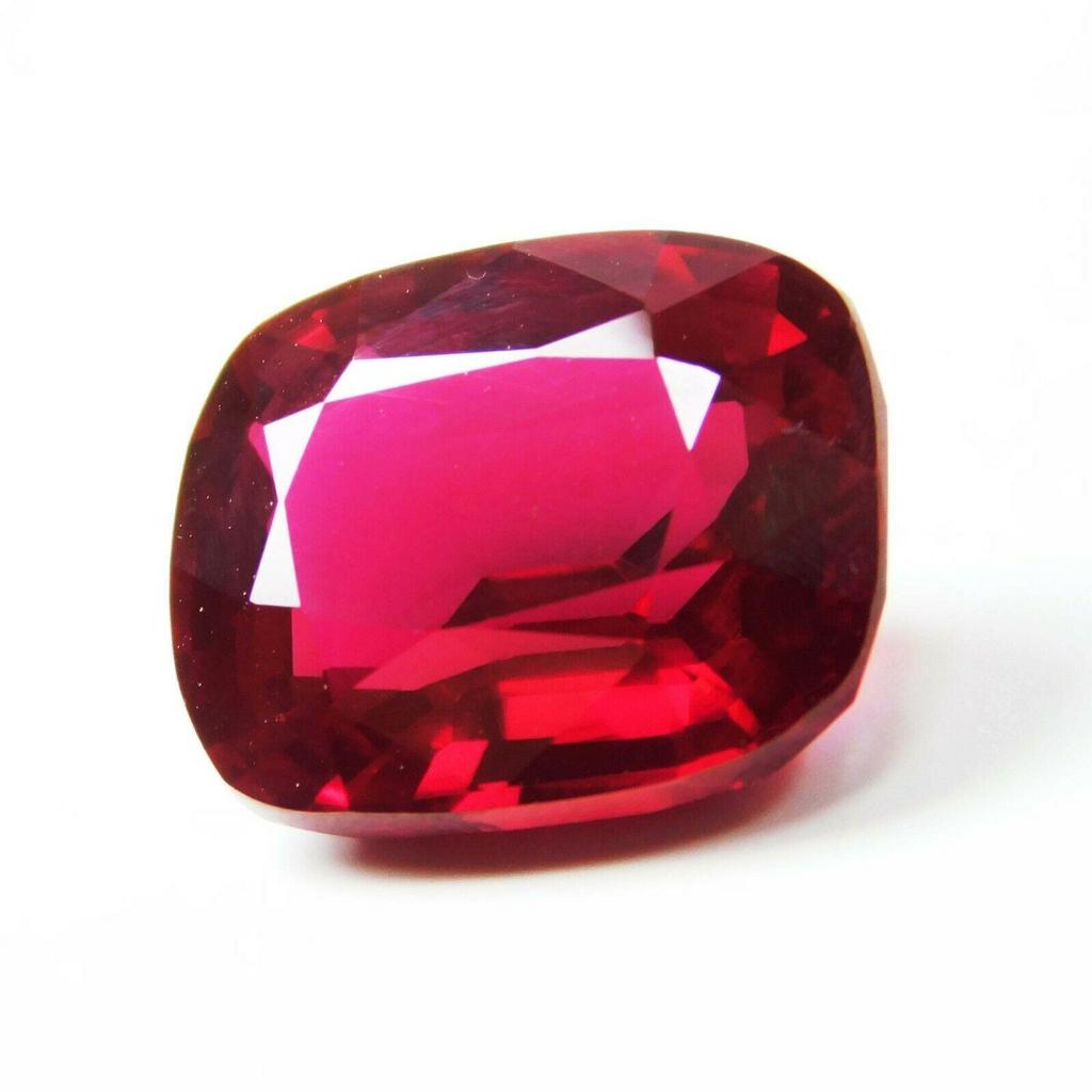 9.70 Ct NATURAL Ruby Bloody RED   Loose Gemstone Cushion Shape