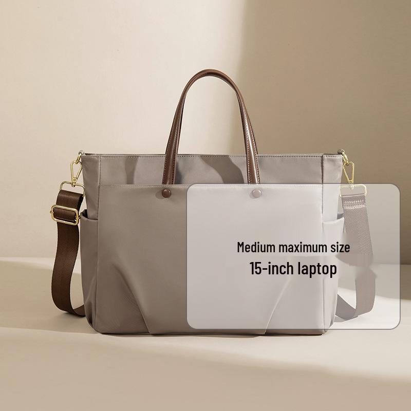 Damen Laptop Schultertasche - Große Kapazität 15,6" Aktentasche Tote