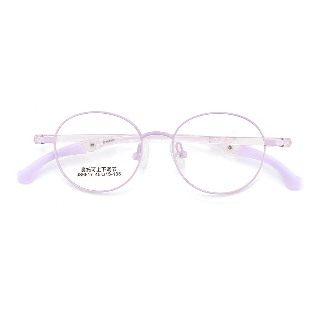 New Kids Anti-slip Ear Hook Sports Glasses Frame Silicone Nose Pads Boys Girls Comfortable Optical Prescription Glasses JS6517