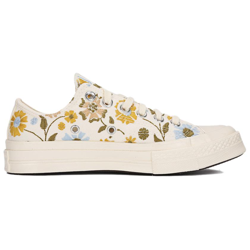 Converse Chuck Taylor All Star 70s Scarpe Comode Versatili Basse in Tela Sneakers Unisex Bianco Sporco A19897C