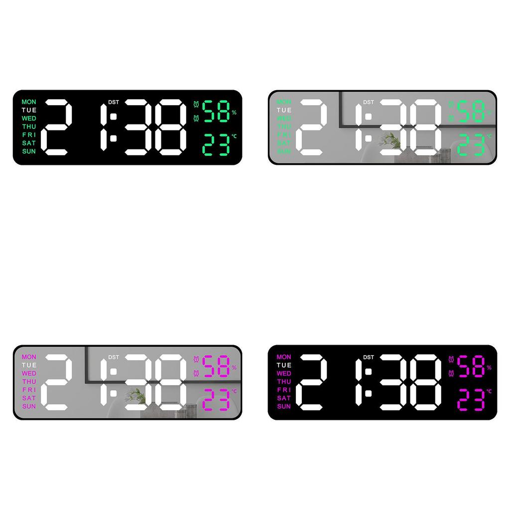 Modern Minimalist Led Digital Desk Clock With Large Font For Office And Home Use