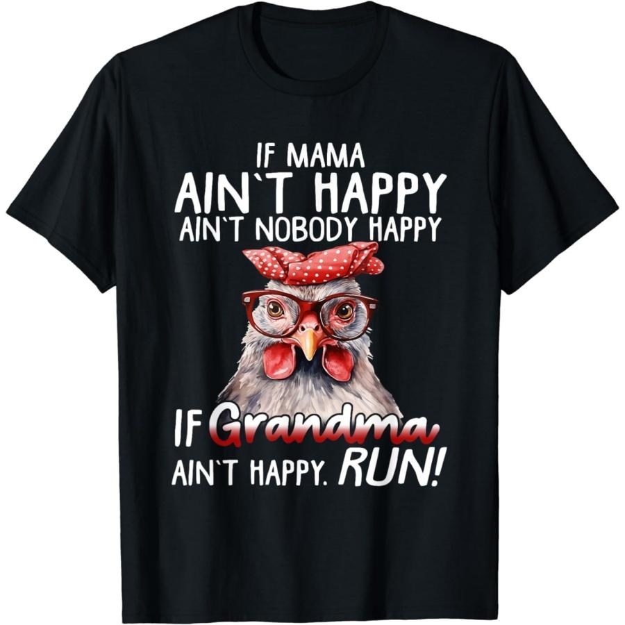 WESFY Chicken If Grandma Aint Happy, Run T-Shirt XXXXXL разноцветный