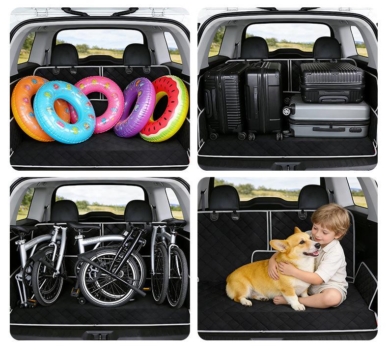 Waterproof Pet Car Seat Mat for Cats & Dogs - Rear Seat Cushion for Medium & Large Pets