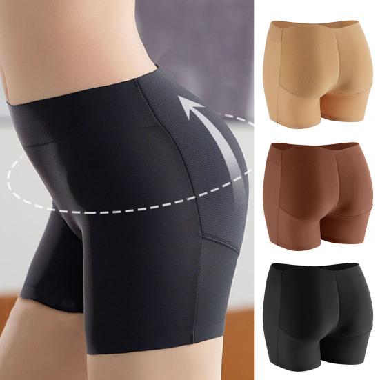 

Women Underpants Flat Angle Skinny Buttock Pad Soft Useful Breathable Seamless M