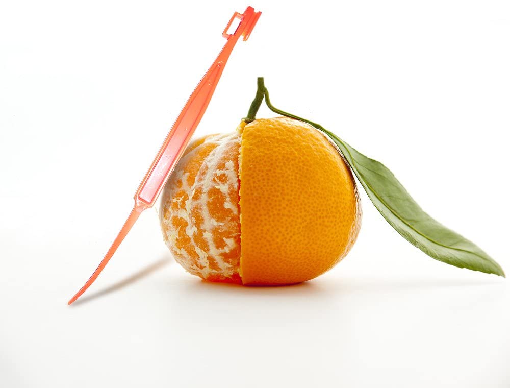 

Пластиковый нож для чистки цитрусовых, для удаления апельсиновой цедры и нарезки, длинная ручка с зубцами, прост в использовании и очистке 2pcs