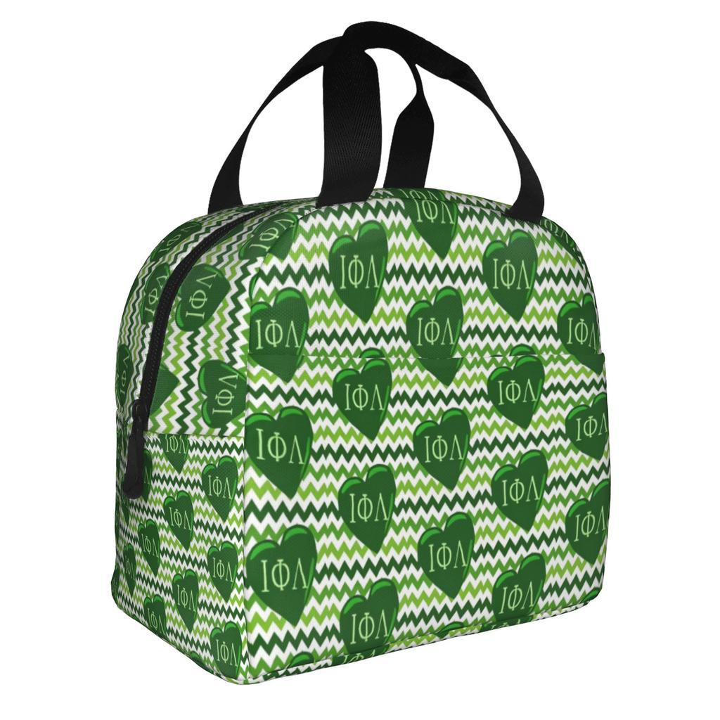 Iota Phi Lambda 1929 Insulated Lunch Bags for Camping Travel African American Business Woman Portable Thermal Cooler Lunch Box