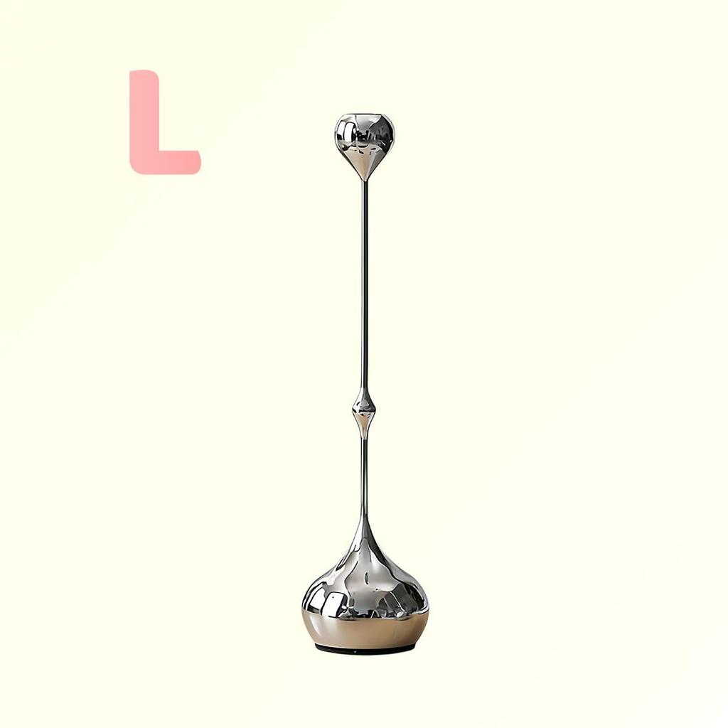 Wrought Iron Electroplated Candlestick: Luxurious Decor for Hotels, Weddings, or Dining Tables