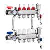 4-Strang Flächenheizungsverteiler 1/2" PEX-Rohr Fußbodenheizungsverteiler-Set