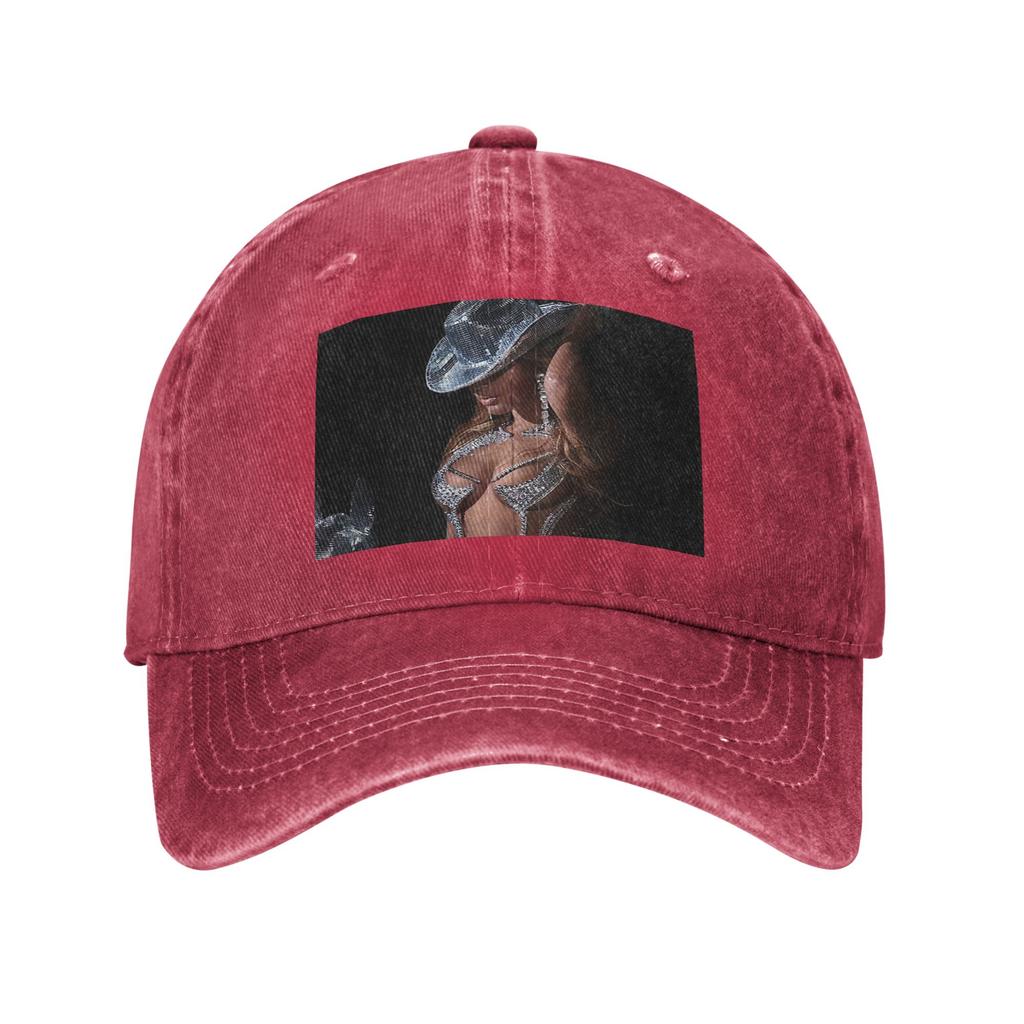 Bey My House Singer Beyonce Renaissance Tour Baseball Caps Snapback Denim Hats Adjustable Casquette Sports Baseball Cowboy Hat