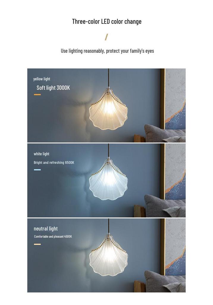 Modern Single Head Pendant Light - Light Luxury Design for Bedroom, Study, and Hallway