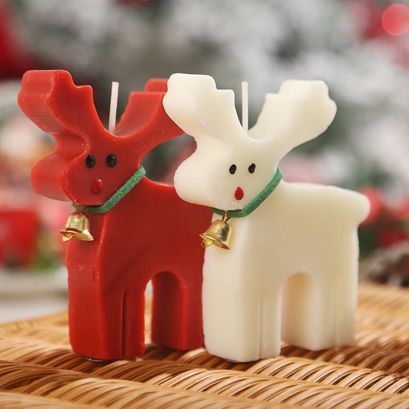 Christmas Reindeer Scented Candle Ornament - Indoor Fragrance