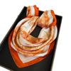 Ethnic Style Cashew Nut Simulation Silk Printing Women's Silk Scarf Square Scarf High-end Shawl Sunscreen Neck Scarf Headscarf Scarf