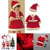 Ultra Soft Boys And Girls Santa Claus Christmas Dress Set Outfit For Kids