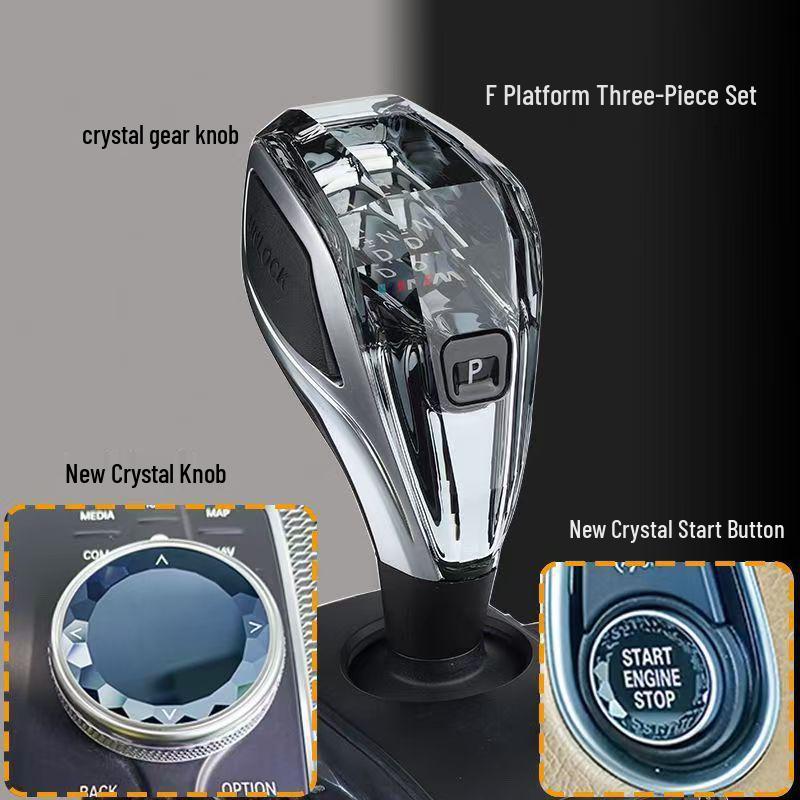 Shunyi GT57GT Crystal Gear Shift Knob for BMW: Fits X3, X4, X5, X6 Series