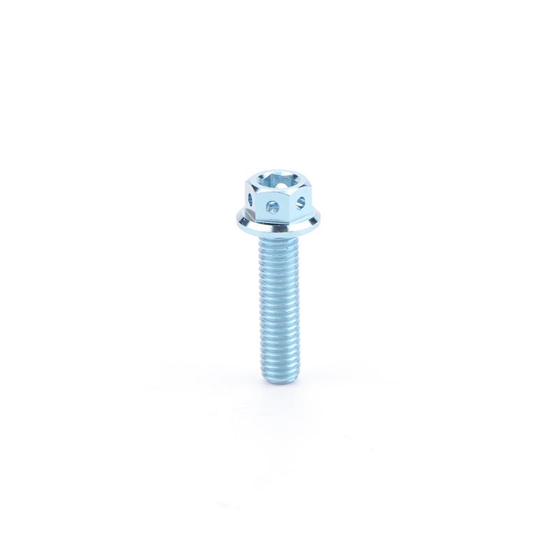 TMJ Titanium Bolts Hexagon and Flanged Head Race Spec Screws M6