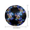 Flashy Hedgehog Indoor Soccer Ball Colorful All Ages Size 5 Machine Stitched PVC Competition Ready Durable High-Bounce