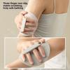 Non-Slip Silicone Bath Scrubber Three-Finger Round Disc Bath Wipe Skin Polishing Powerful Exfoliating Bath Brush Home Use