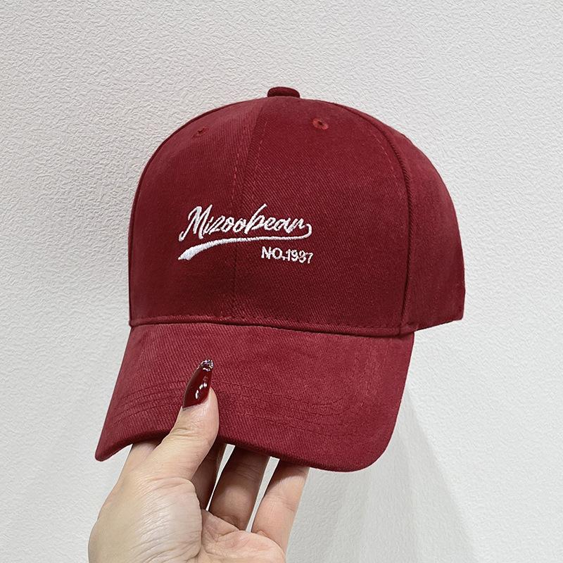 Vintage Chic Embroidered Letter Baseball Cap for Women - Soft, Lightweight, Sun-Protective, Breathable, Adjustable Fit, Perfect for Outdoor Activities