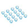 16pcs Toilet Brush Replace Heads Disposable Water Soluble Cleaner Toilet Brush Refills for Bathroom