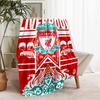 1pc Blanket - Liverpool FC Logo Print Design, Lightweight Blanket for Sofa, Bed- Soft &Warm, Gift for All Seasons
