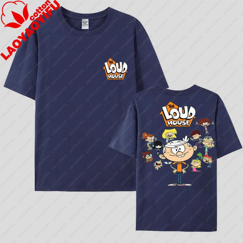 The Loud Houses T Shirt Casual Funny Y2k Clothes Cartoon Comedy Theme Graphic Tees Unisex Unisex Harajuku Streetwear Ropa De Mujer