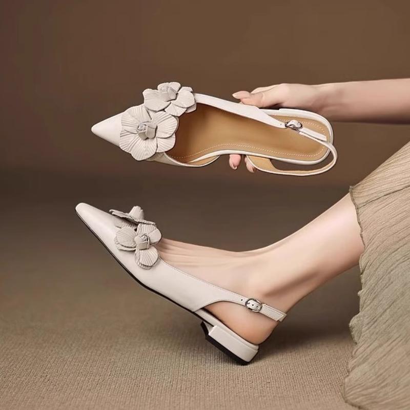 

Fashion Women s High Heels Fashion Buckle Strap Fashion Outdoor Dress Comfortable Flat Low Heels Sandals Zapatos Mujer 40 слоновая кость