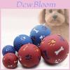 Multi-color Durable Rubber Pet Chewing Ball Available In Three Sizes For Dogs And Cats