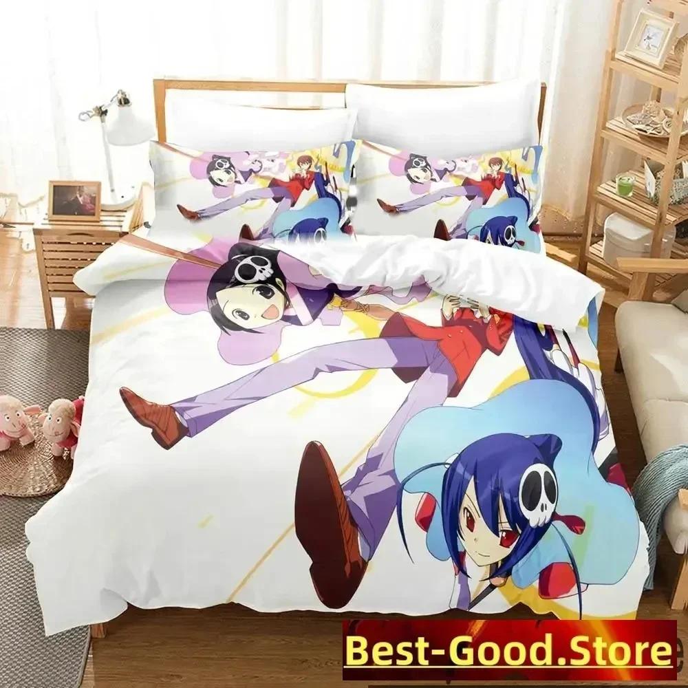 3D Print Anime The World God Only Knows Bedding Set Boys Girls Twin Queen King Size Duvet Cover Pillowcase Bed Boys Adult